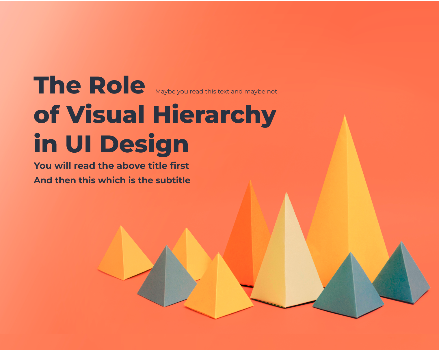 Photo of pyramids representing the concept of visual hierarchy in UI design