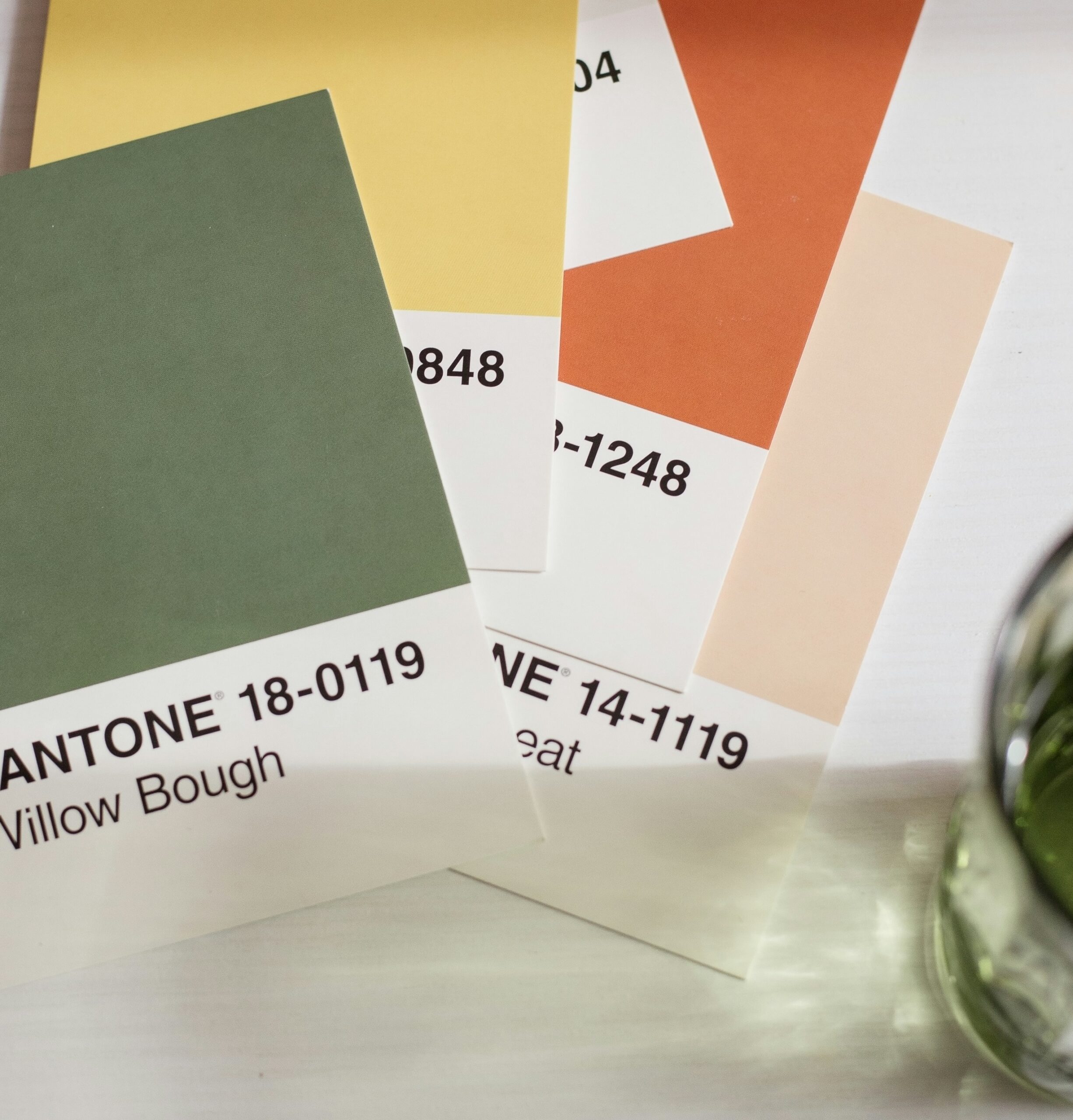 A selection of colors representing various emotions and psychological effects