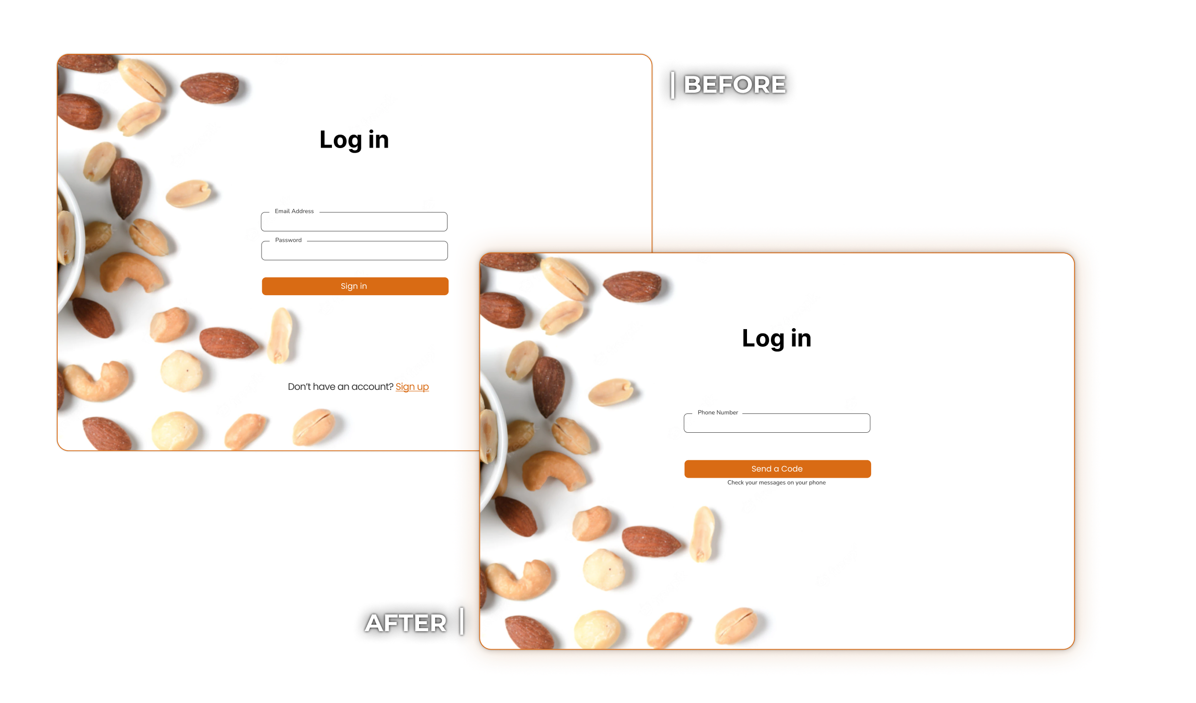 Users testing registration process